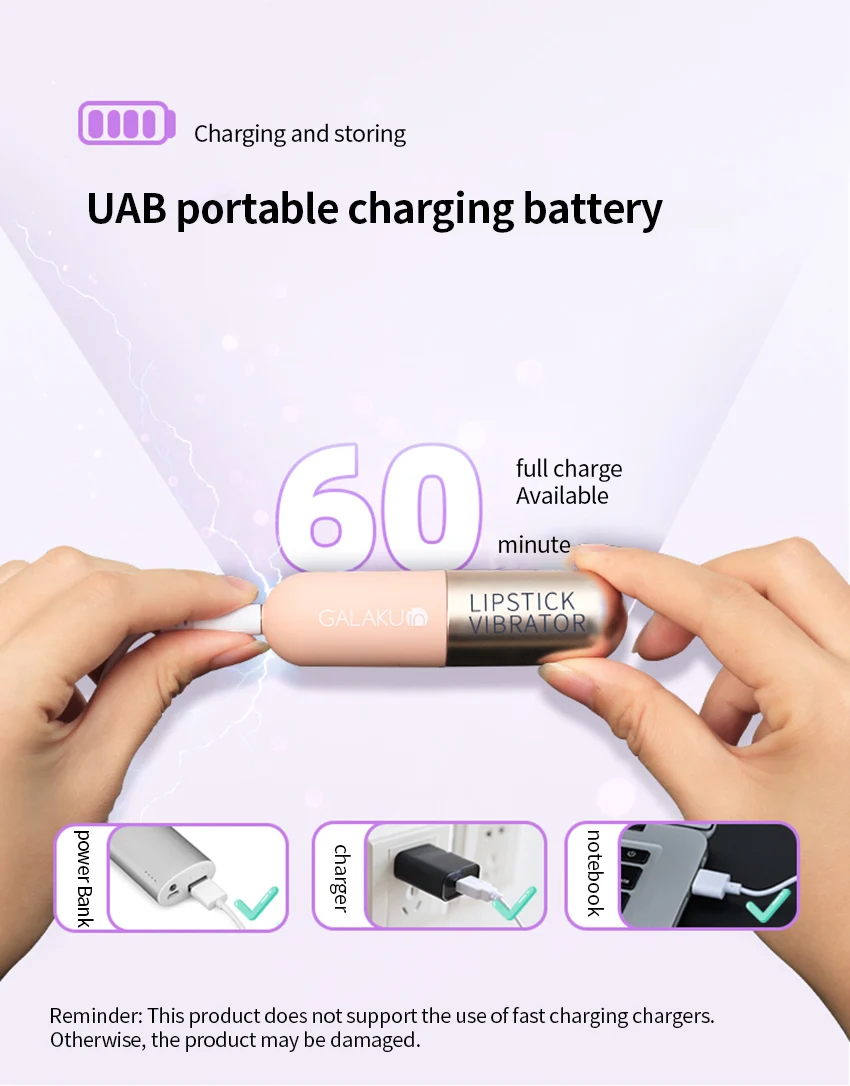 여성용 미니 G 스팟 클리토리스 진동 립스틱 진동기, 전화 앱 원격 바이브 총알 진동 개인 마사지기, 뷰티 섹스 토이