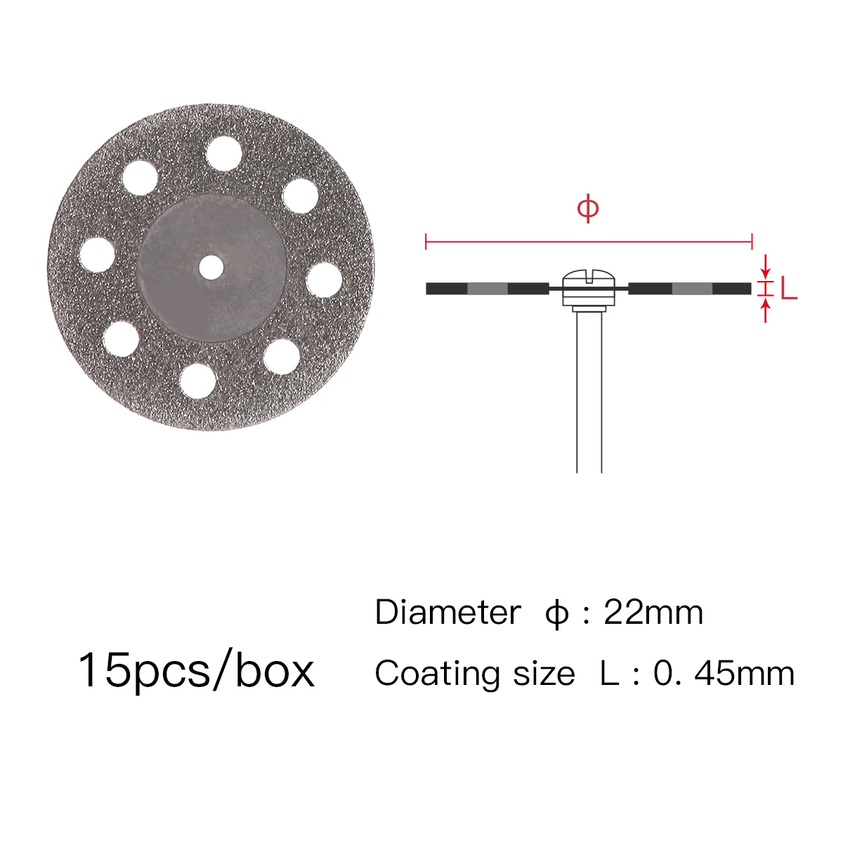 15 szt. Laboratorium dentystyczne tarcza diamentowa do cięcia dwustronnie narzędzie tarczowe do maszyny polerskiej głowica polerska dentystyczna 10