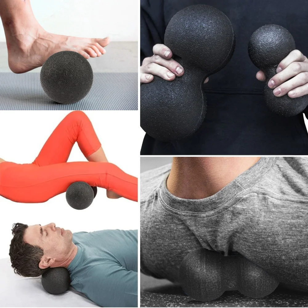 33x33cm Inflatable Yoga Massage Ball with Air Pump Stability Wobble Cushion Yoga Balance Disc Exercise Ball Pilates Workout