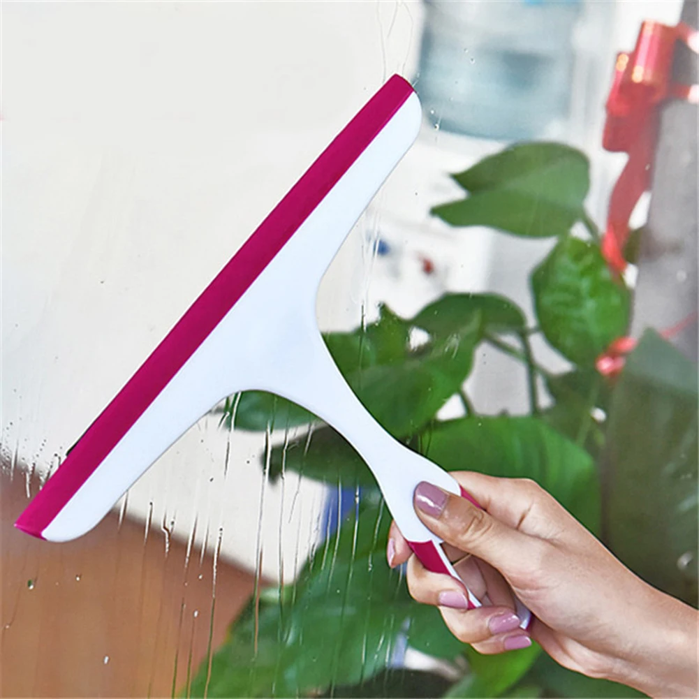 New Glass Window Wiper Soap Cleaner Squeegee Shower Bathroom Mirror Cleaning Brush