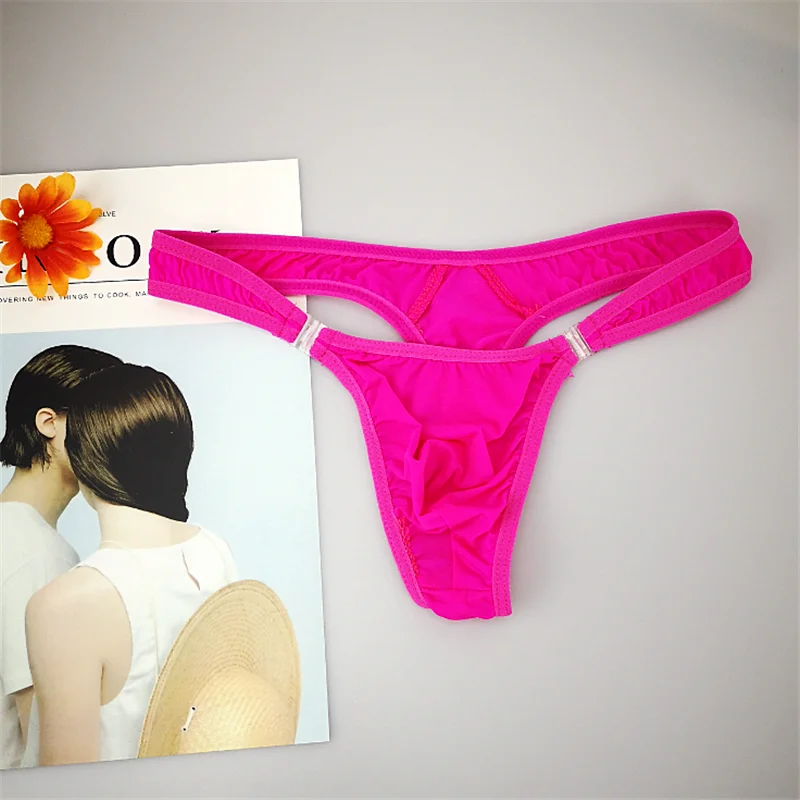 Men's Sexy Bulge Pouch Thong G-String - Plus Size - Image 5