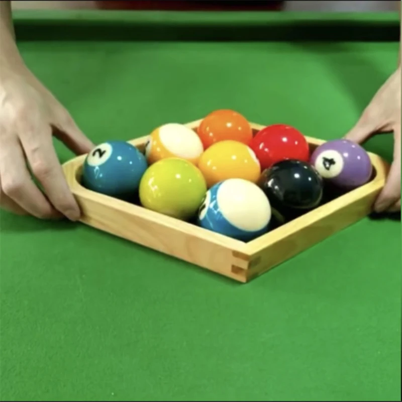 15 Balls Triangle Rack Billiards Snooker 5.25/5.72cm Racks