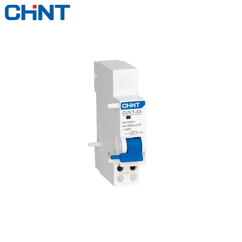 

CHNT OUVT-X3 Over/under voltage release Ue: AC 230V 240V, 50Hz Uvo: 280V Ui: 500V （35%～70%）Ue MCB