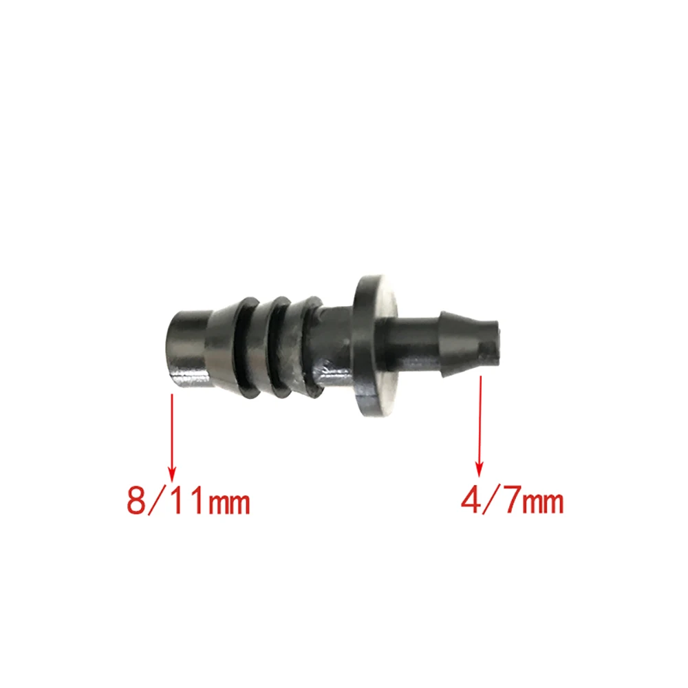 20pcs Hose Connector Multifunctinal Connector From 4/7 mm Connect To 8/11 mm Hose Micro Watering Irrigation System IT045