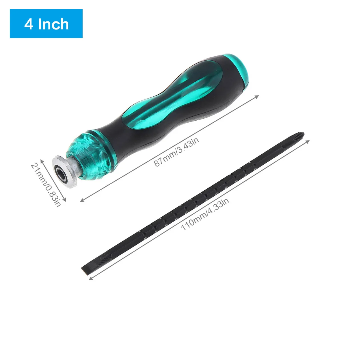 Telescopic Screwdriver 4 5 6 Inch Repair Tools Kit Dual End Slotted Cross Magnetic Screw Driver Hand Tools for Home