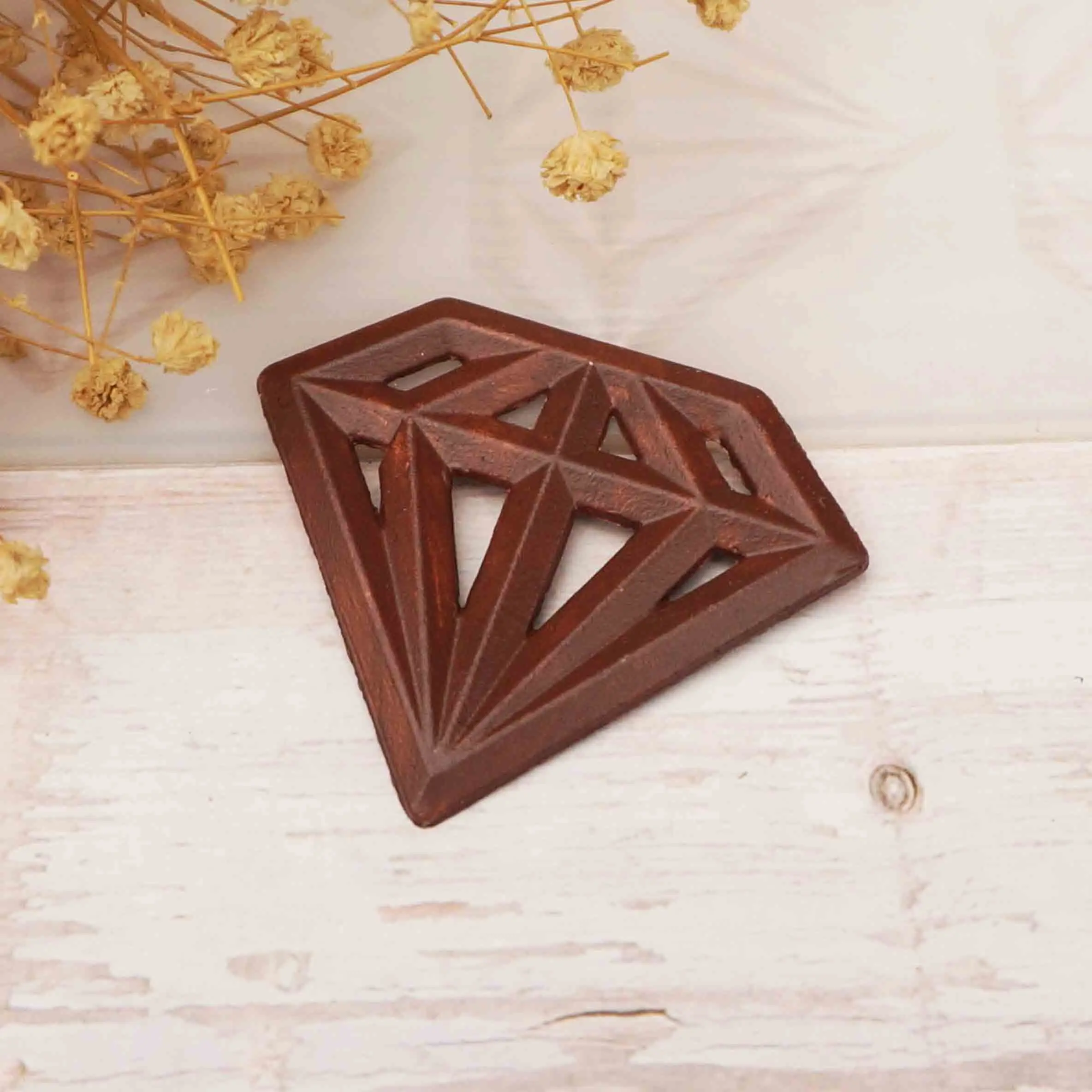 Diamond strawberry shapes rectangle Happy birthday Non-stick Silicone Chocolate Mold Ice Molds Cake Mould Bakeware Baking Tools