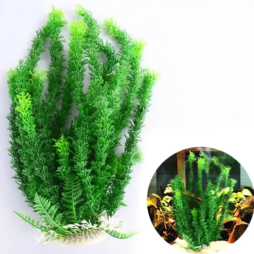 45cm Artificial Plant Water Grass artificial underwater plants aquarium fish tank Aquarium Landscape Ornament Fish Tank Decor