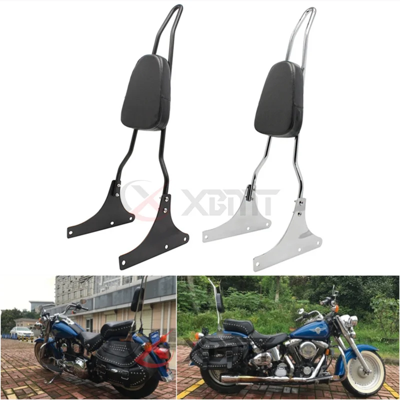 Motorcycle Backrest Sissy Bar For Harley Heritage Softail FLSTC FLSTS Springer Softail FXSTS Fat Boy FLSTF Night Train FXSTB