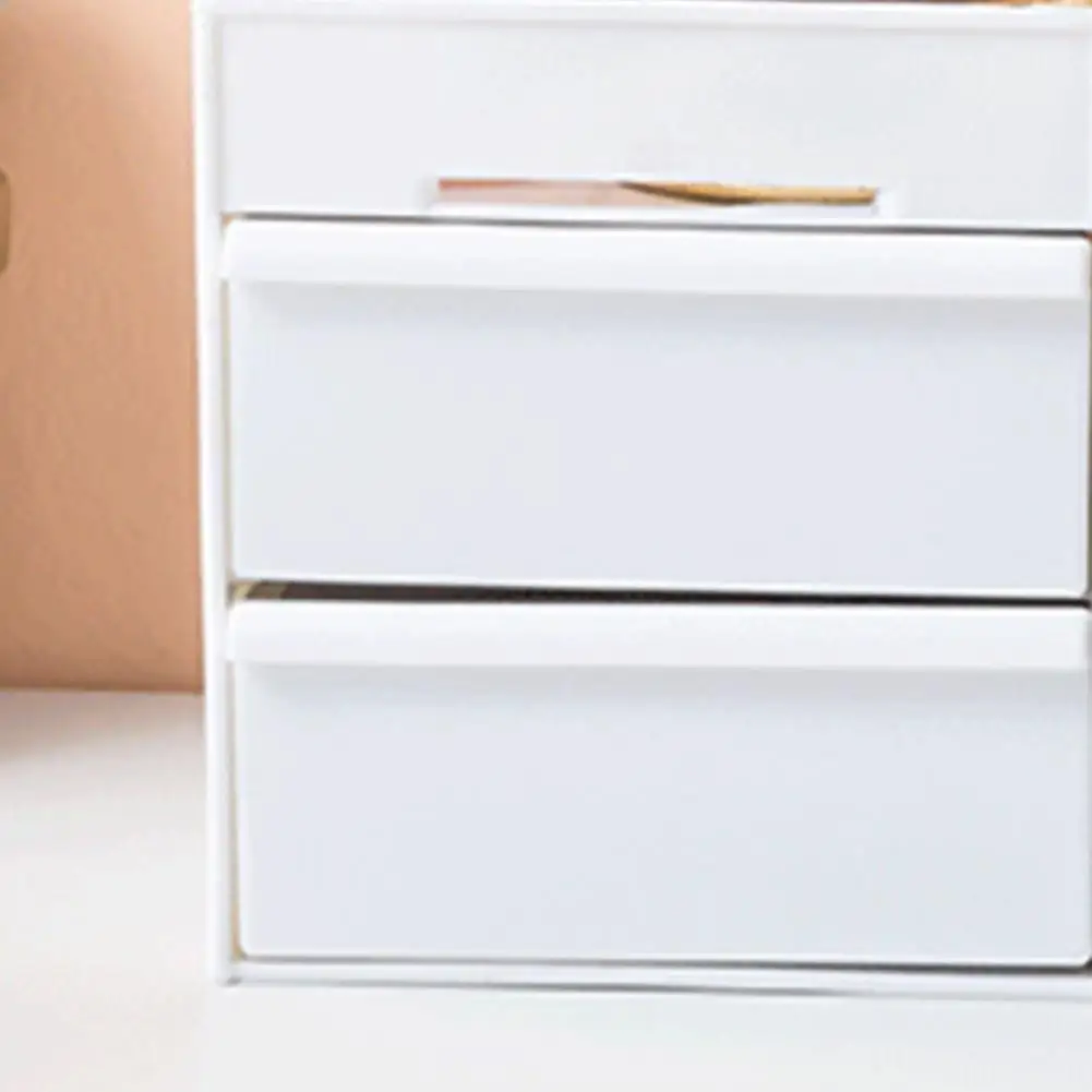 2021 Large Capacity Cosmetic Storage Box Makeup Drawer Organizer Jewelry Nail Polish Makeup Container Desktop Sundries Box