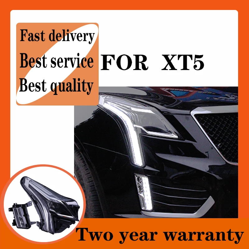 

Car stying For Cadillac XT5 Headlights 2016 2017 2018 Cadillac XT5 Headlights Low Beam High Beam car accessories car lights