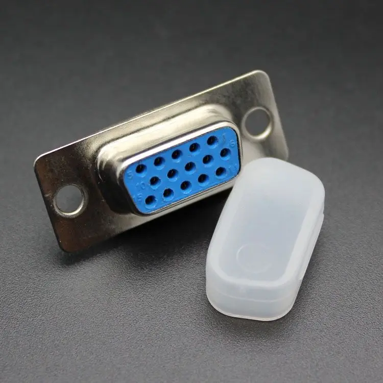 DB15 / DB9 VGA  male protection dust cap for computer screen Digital HD cable  / plug / cover / set  free shipping 100PCS