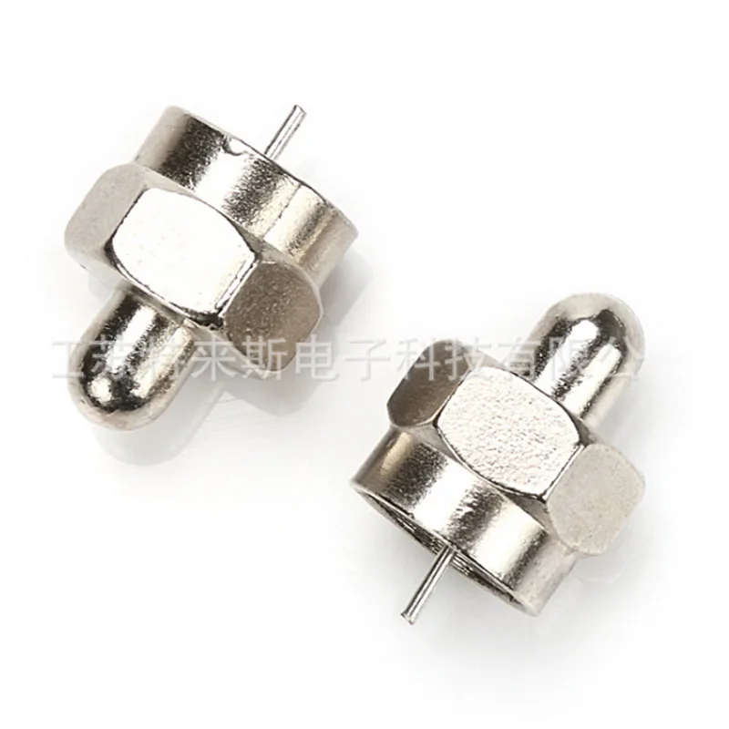 5pcs 75 ohm resistor inch load, reverse resistance, cable TV connector, inch F connector  head waterproof  needle