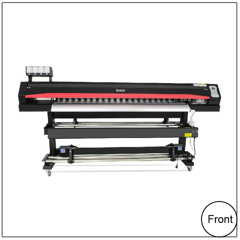 Locor Deluxejet16 Ecosolvent Printer Double DX5 PrintHead Wide Format DX5 Printer Vinyl Sticker Printing Machine