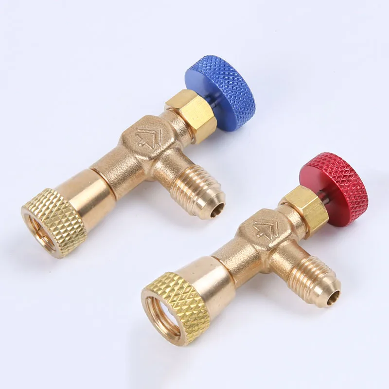 Air conditioning valve r22 add liquid R410A adapter refrigerant add fluoride valve pressure relief antifreeze special valve