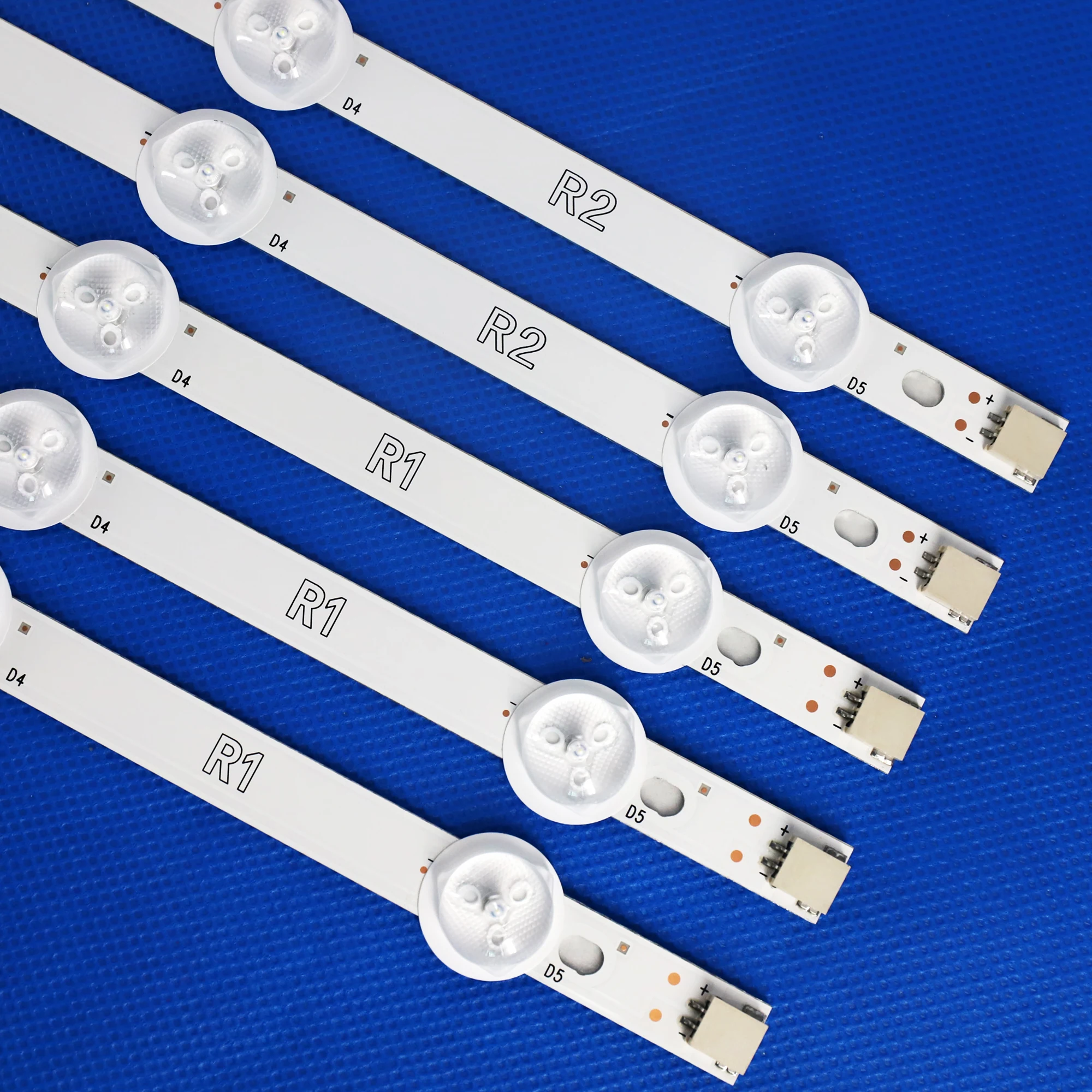 Baru 10 buah/set Strip lampu latar LED kompatibel untuk 42LN5400 Compatible Strip Strip R1 L1 R2 L2
