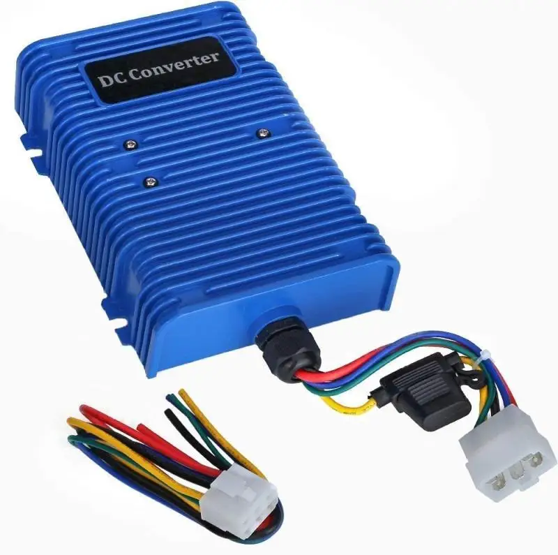 

30 Amp DC Converter golf cart Voltage Reducer / Voltage Converter (36V/48V to 12V) with Dual Power Source Fits on CLub Car EZGO