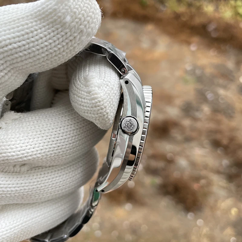 Steeldive Mens 다이버 시계 남자 자동 시계 기계식 손목 시계 20Bar 방수 C3 빛나는 NH35 사파이어 세라믹 베젤