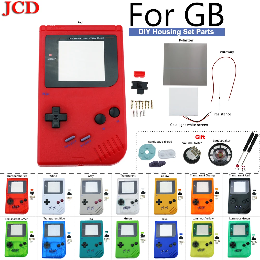 JCD Für GB Für GBP Hintergrundbeleuchtung Mod Verwenden Kühles Weißes LCD Panel Zu Leuchten Bildschirm Hinter Für Gameboy DMG-001 Für GameBoy Tasche Objektiv – Detail 1