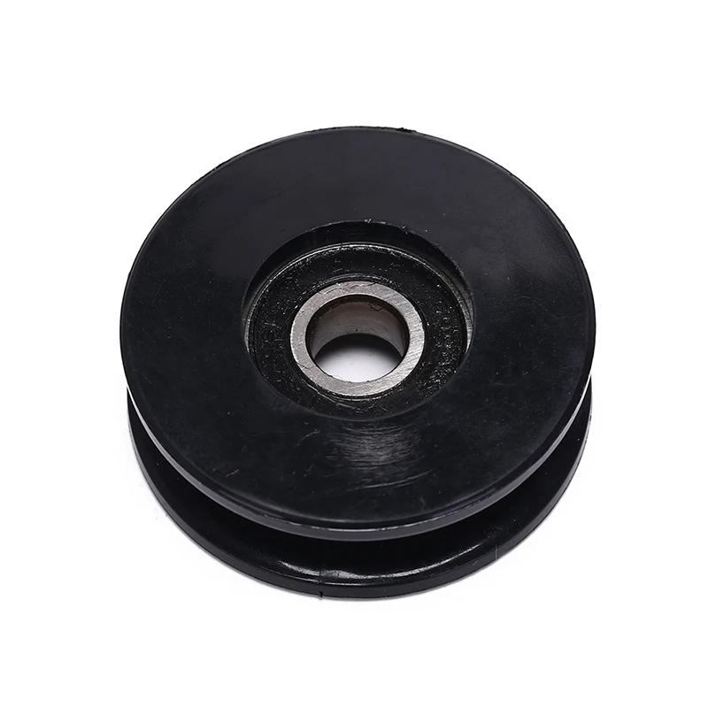 50mm/90mm/100mm DiameterUniversal External Wearproof Nylon Bearing Pulley Wheel Cable Gym Fitness Equipment Part Color Randomly