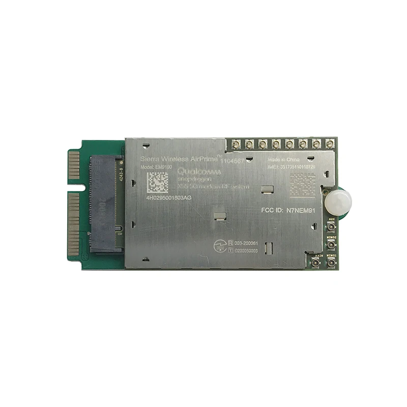 Airprime Sierra EM9190 5G Module M.2 Nr Sub-6 Ghz En Mmwave Module Qualcomm X55 CAT20 Met 5G Usb Adapter Sim Card Slot