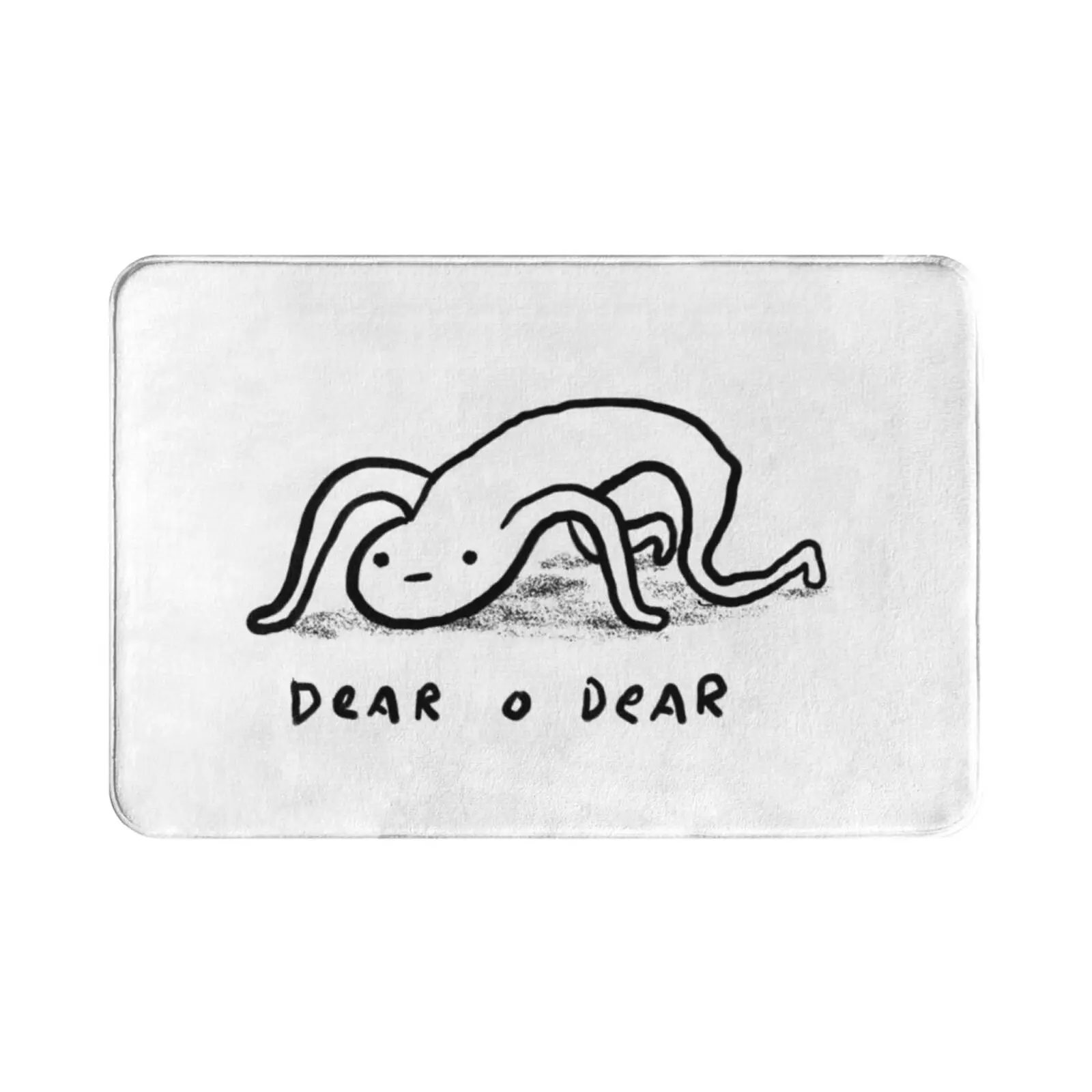 Honest Blob-Dear O Dear Carpet Mat Rug Cushion Soft Honest Blob Honest Blob Dear Oh Oh Dear Deer Mental Health Freud