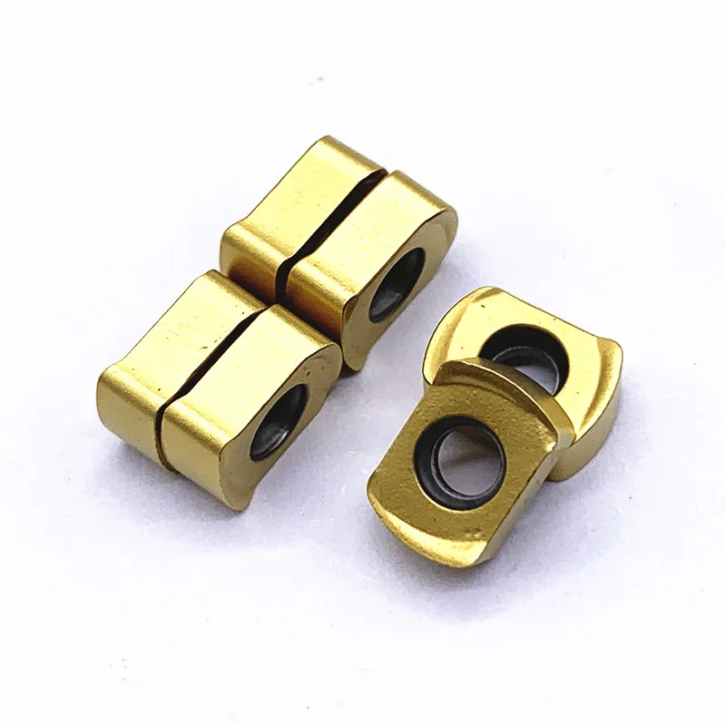 10PCS คาร์ไบด์แทรก BLMP 0603R M TT9080คุณภาพสูงมิลลิ่งเครื่อง Double-Sided Fast Feed BLMP0603R เครื่องกลึง CNC เครื่องมือ0603