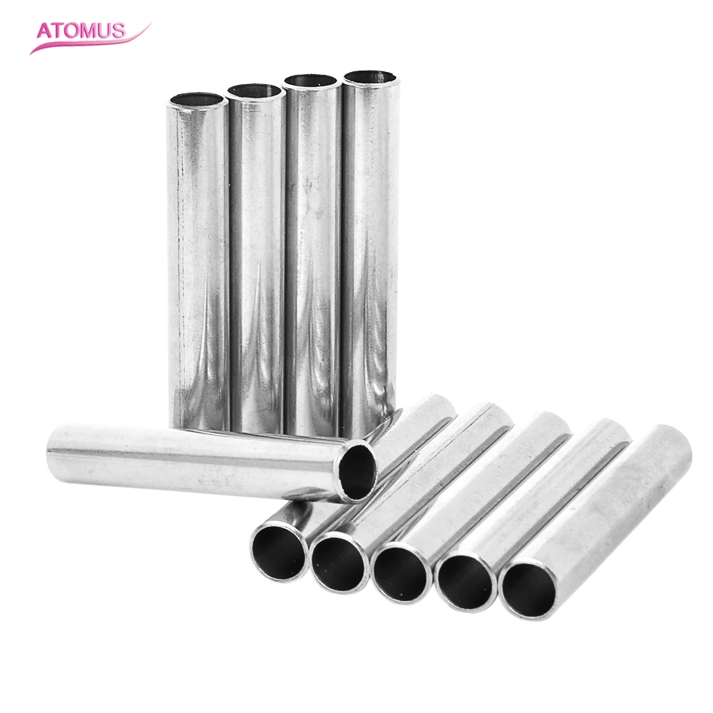 10pcs Accessories Tattoo Supply Back Stem Tube For Machine Gun Durable Stainless Steel Tube Tattoo Body Art Makeup Tools