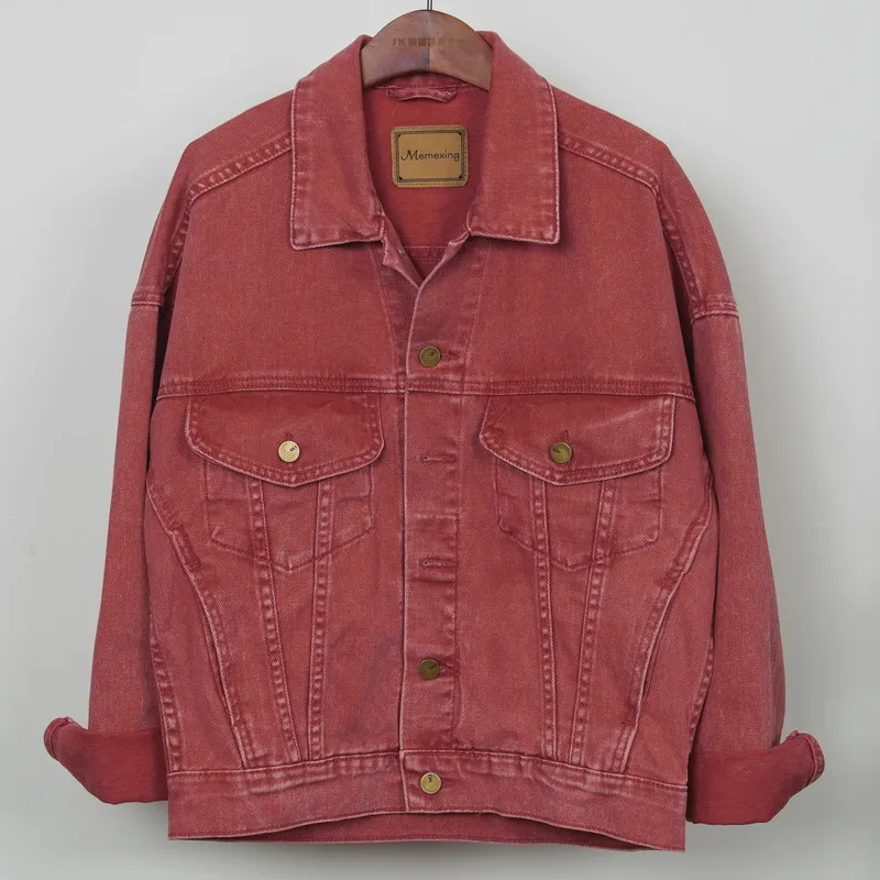 Harajuku Spring Denim Jacket Women 2024 New Vintage Purple Jeans Jackets Female Ladies Casual Basics Coat Women Streetwear