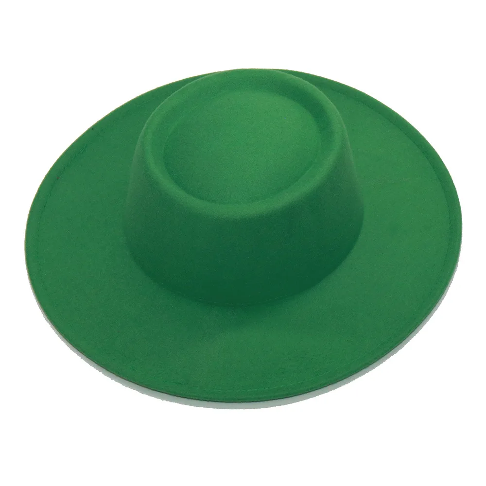 Fedora-Hüte für Damen und Herren, 8,5 cm breite Krempe, Jazz-Hüte aus Wollfilz, 2023, britischer Stil, formelle Panama-Mütze – Detail 11