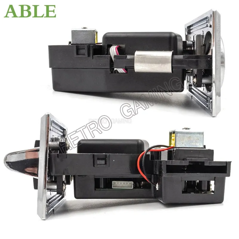 Anti-Fishing muilt Coin Acceptor Roll Down Selector Alloy Panel for Vending Machine  Accepts 9 tokens Arcade Game Ticket