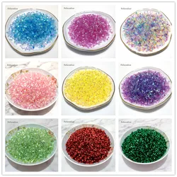 30g 2*3mm Bingsu Beads Jewelry Accessories Ornament DIY Making Colorful Plastic Cylindrical Charms Fashion Beads