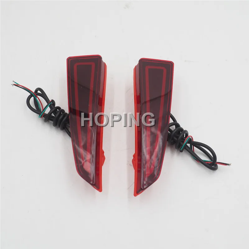Hoping 2PCS LED Rear Bumper Reflector Light Driving Light + Brake Light Assembly For Lexus Rx200t Rx300 Rx350 Rx450h 2016-2019