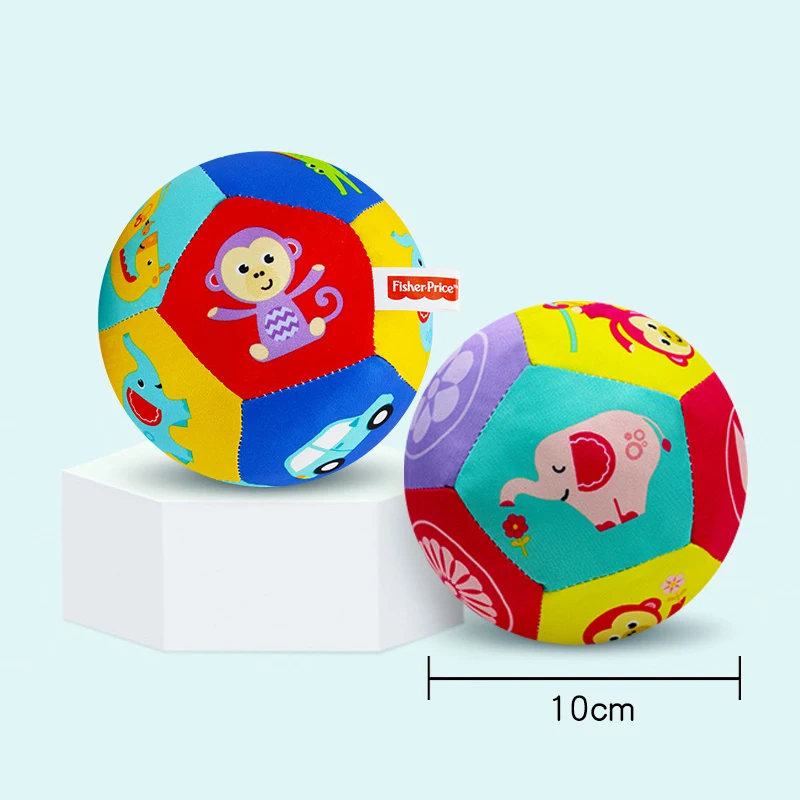 Baby Toys 0 12 Months Soft Cloth Rattle Ball Stuffed Baby Play Ball with Bell Cartoon Animals Interactive Toys Educational Toys