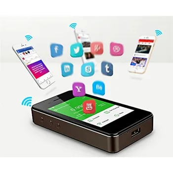 야외 핫스팟 잠금 해제 G3 휴대용 모바일 무선 모뎀, 미니 4G LTE 와이파이 공유 심카드 라우터, 7200mAh