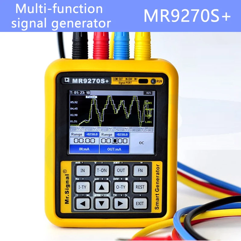 MR9270S+ 4-20mA Signal Generator Calibration Current Voltage PT100 Thermocouple Pressure Transmitter PID Frequency