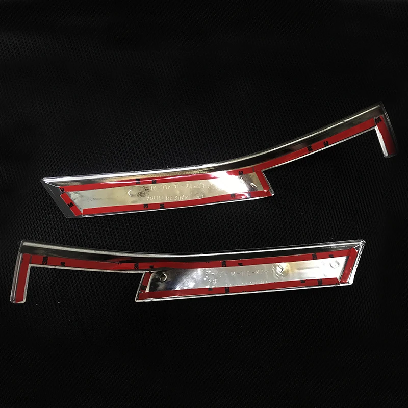 For Toyota Land Cruiser 150 Prado LC150 FJ150 2014-2017 Rear Light Strips ABS Chrome External Taillight Decoration Cover Trim