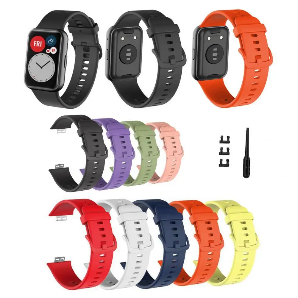 80% Hot Sales Solid Color Silicone Bracelet Band Strap for Watch Fit TIA B09/TIA B19