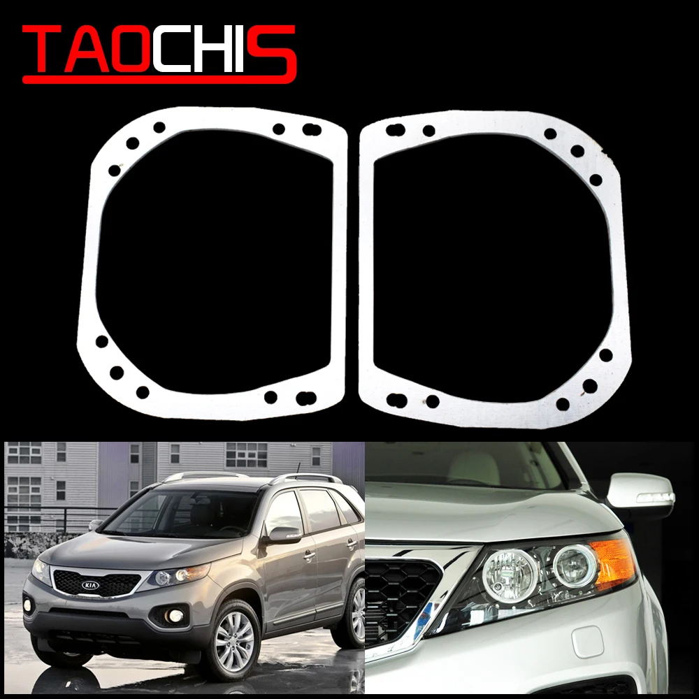 

TAOCHIS Car Styling frame adapter Bracket Holder for KIA Sorento 2009-2012 Hella 3r 5 Bi xenon Projector lens