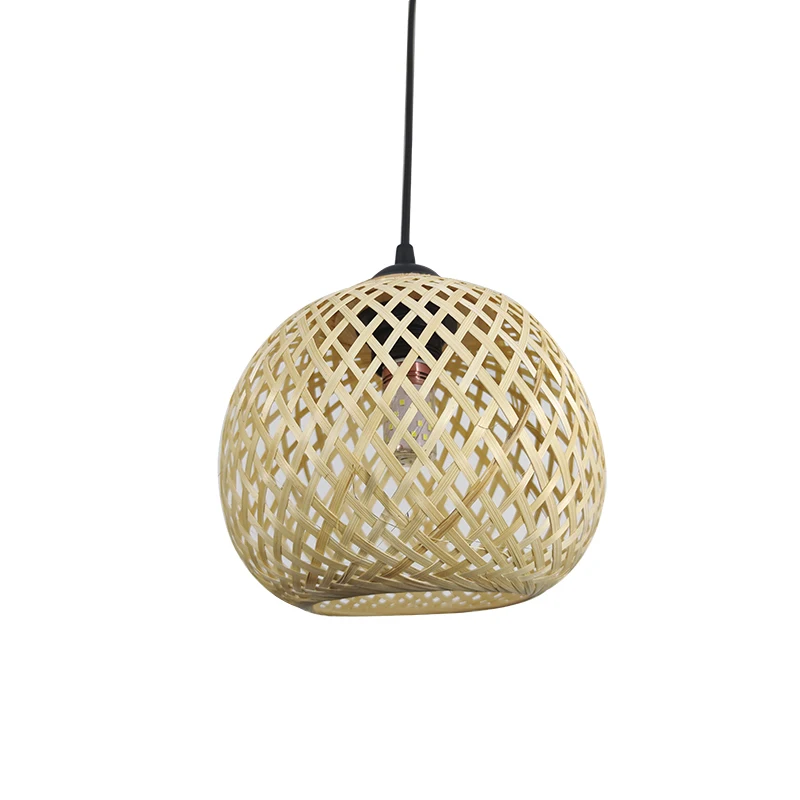 

Chinese Style Lantern Shape Pendant Lamp Bamboo Woven Lamps Hotel/Restaurant/Bed and Breakfast/Study Handmade Bamboo Chandelier