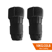 2 Packs Max Loading 5/10kg Adjustable Wrist Weighted Oxford Ankle Weighted Exercise Weight Loading Wraps Strength Training Empty
