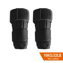 2 Packs Max Loading 5/10kg Adjustable Wrist Weighted Oxford Ankle Weighted Exercise Weight Loading Wraps Strength Training Empty