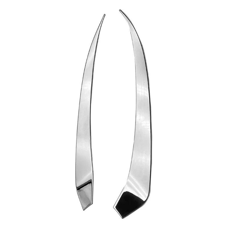 لهوندا HRV HR-V Vezel 2021 2022 ABS كروم الجبهة المصباح غطاء المصباح مقبلات قطاع الحاجب غطاء الكسوة #6