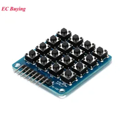 1pc 4x4 Keypad MCU Accessory Board Module Matrix Keyboard 16 Key Buttons For Arduino
