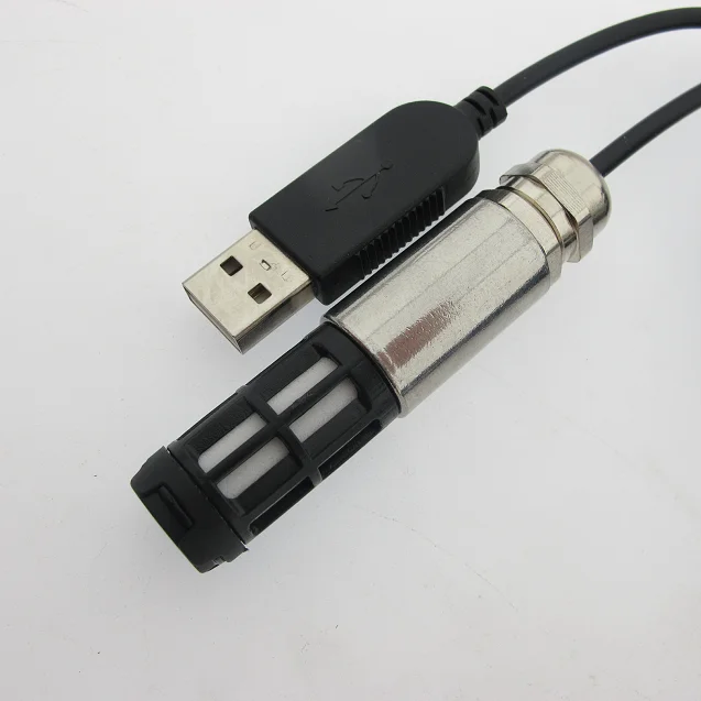 USB Output Temperature and Humidity Monitoring Sensor Computer Collects Outdoor Temperature and Humidity of Waterproof Shell