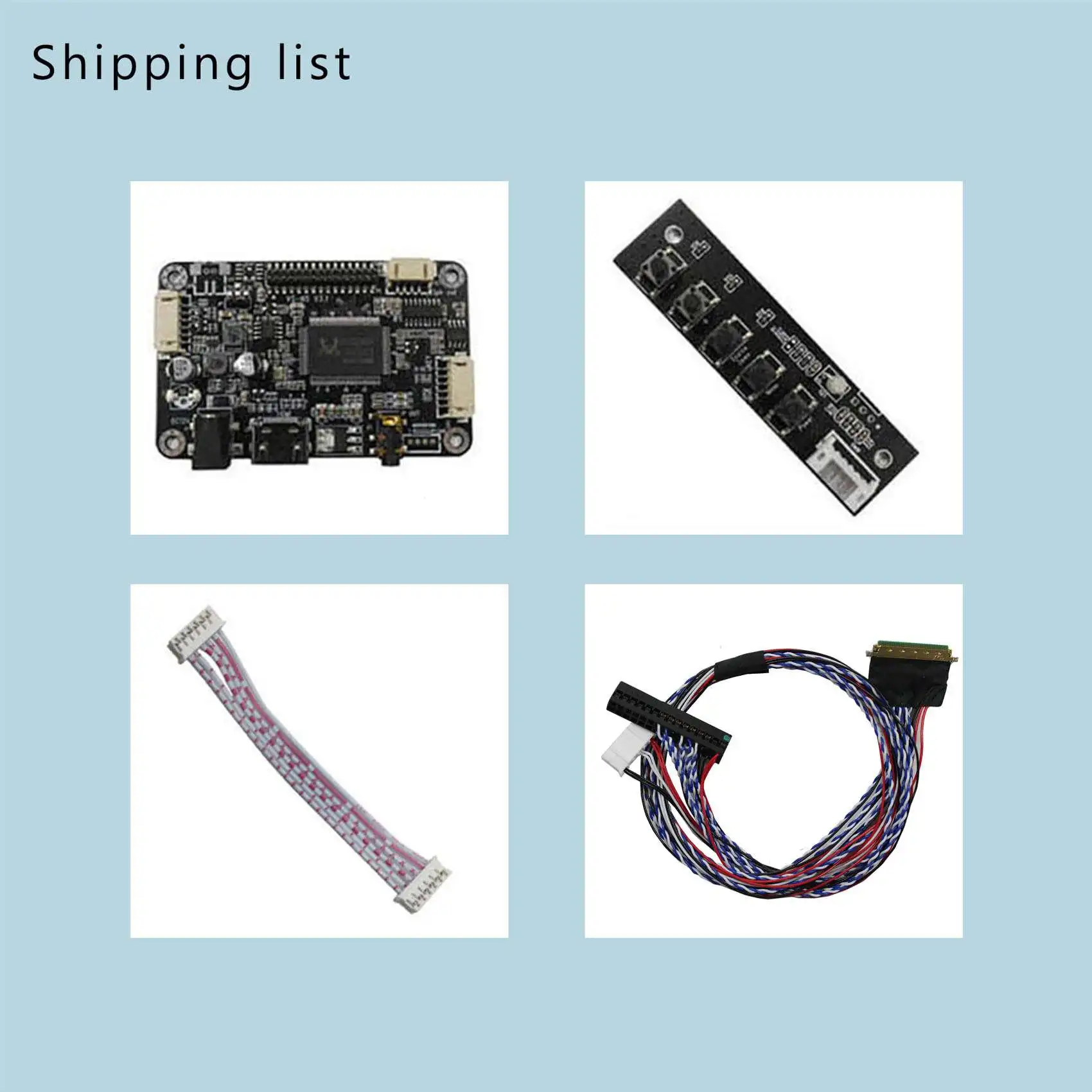 HDM I Audio LCD Controller Board, VS-N5, V3 para 12.1in, 1024X768, HT121X02-001