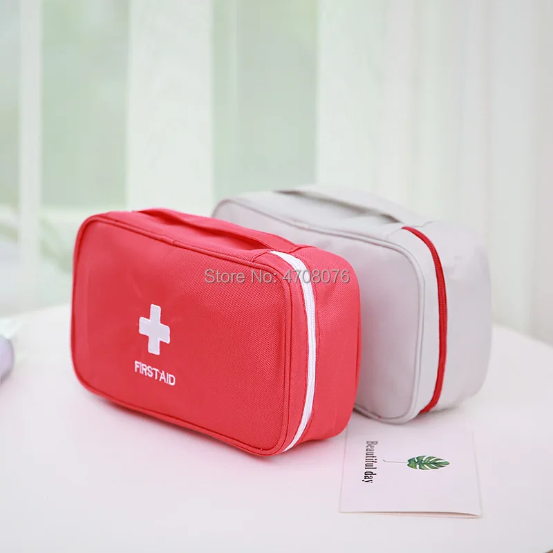 

Fashion portable First Aid Kit Emergency Medical Bag Waterproof Car kits bag Outdoor Travel Survival kit Empty bag