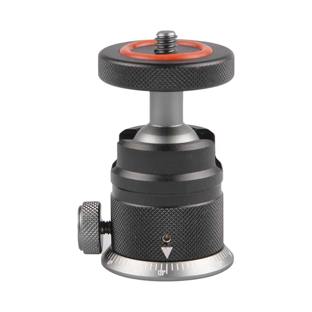FOTGA Universal Aluminum Alloy Tripod Ball Head Heavy Duty Camera Head for DSLR Mirrorless Camera Tripod Mounting