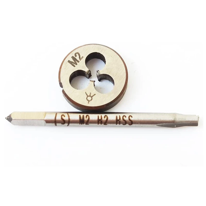 M2 * 0.4Mm HSS เมตริกและชุดเกลียวและรอบด้ายขวามือ HSS Taper