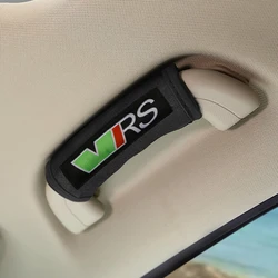 1/2PCS Auto Interior Accessories Car Roof Handle Protection Cover Pull Gloves Stickers Case For Seat VRS Virs Ibiza Car Styling