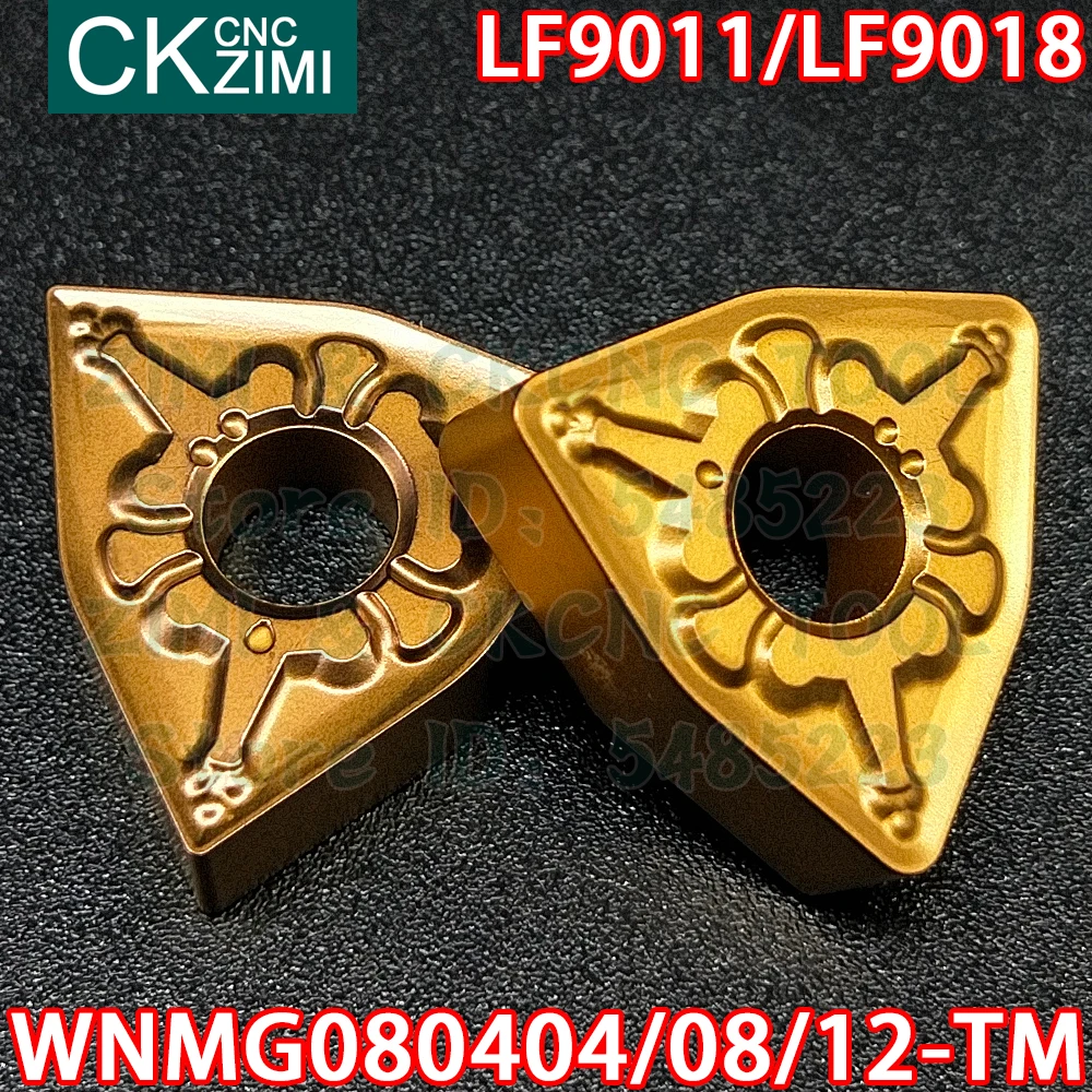 WNMG080404-TM WNMG080408-TM WNMG080412-TM LF9011 LF9018 Karbida Sisipan Eksternal Turning Alat CNC Logam Mesin Bubut Alat WNMG untuk Baja